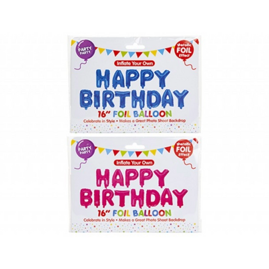 Foil Happy Birthday Balloon