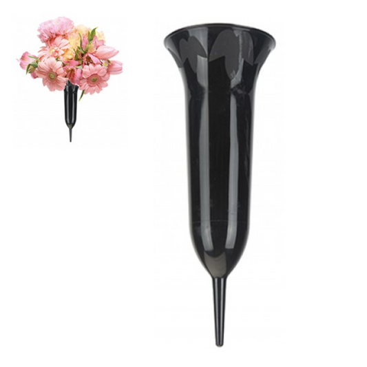 Plain Memorial Grave Flower Vase