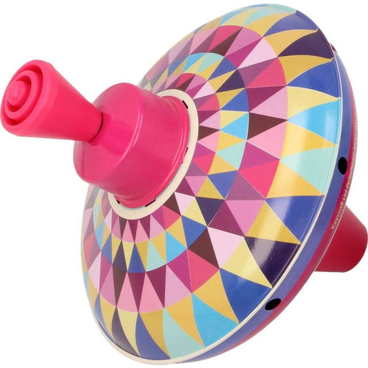 Small Humming Top Retro Spinning Tin Top Toy