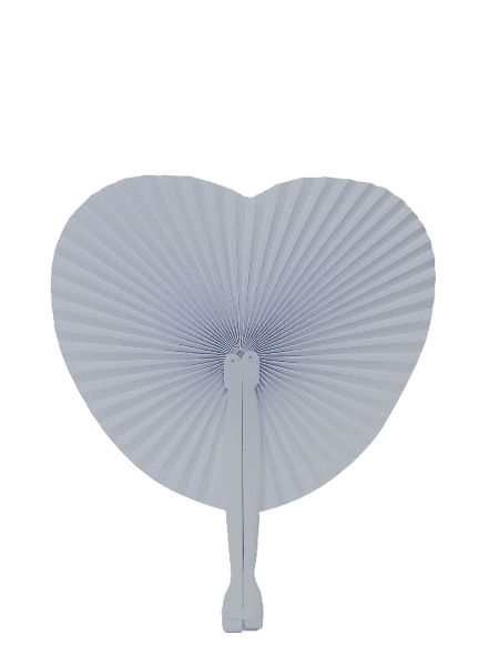 Heart Shaped Paper Fans