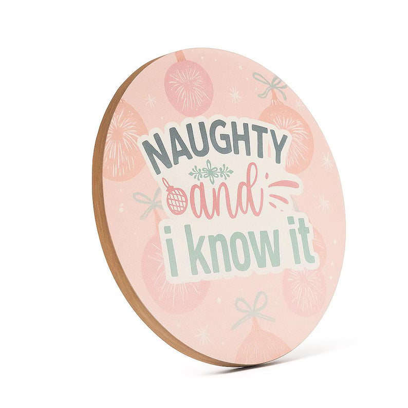 Handmade Funny Christmas Coasters