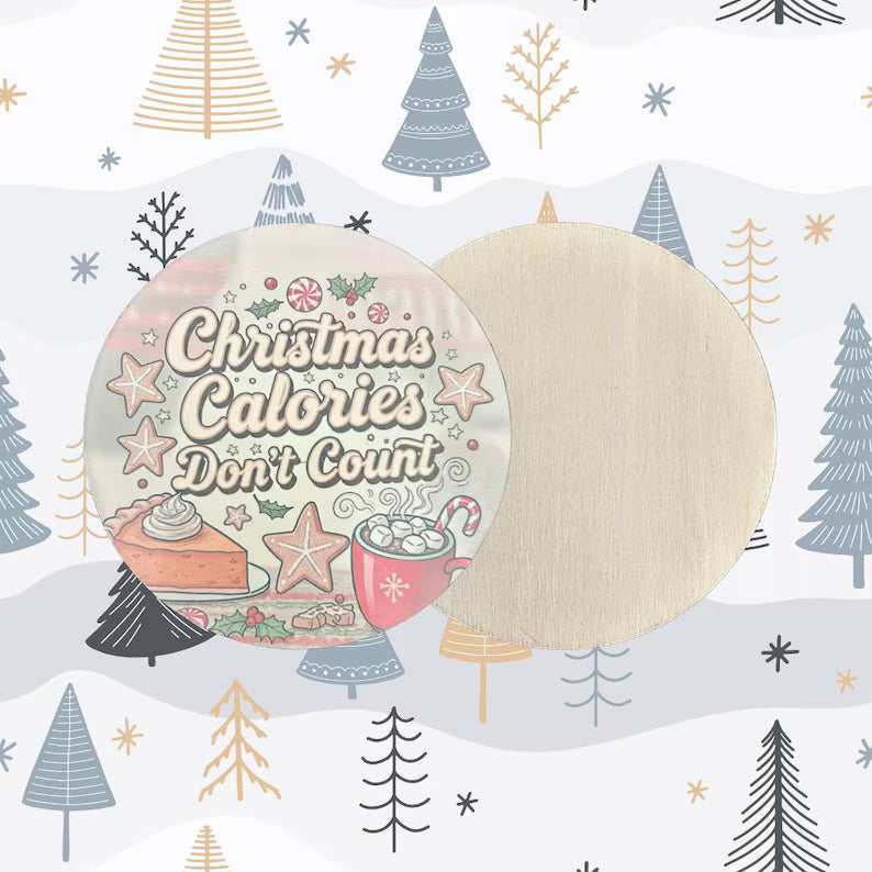 Handmade Funny Christmas Coasters