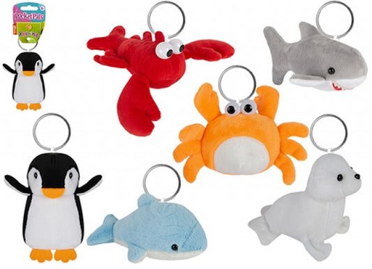 Sea Life Plush Keychain