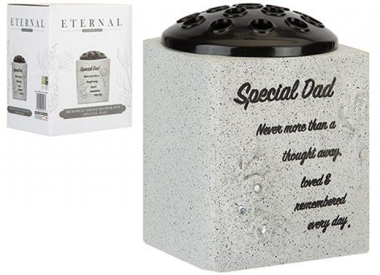 Eternal Memorial Grave Flower Pot Special Dad
