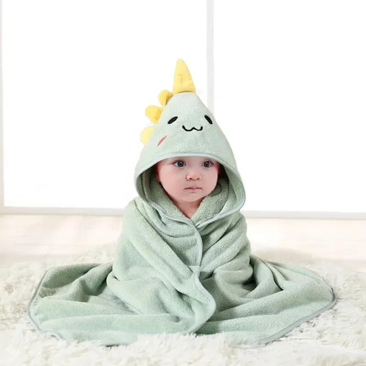 Animal Hooded Baby Bath Towel – Soft Newborn Towel Blanket, Toddler Bathrobe & Warm Swaddle Wrap for Boys and Girls