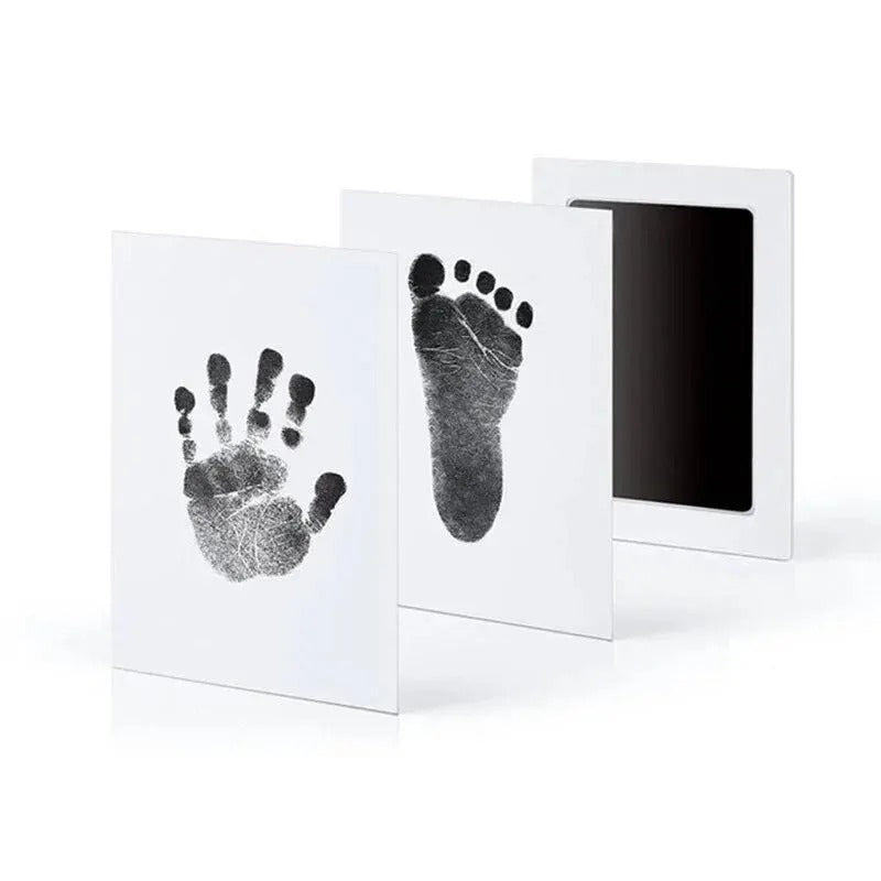 Non-Toxic Baby Handprint & Footprint Kit – Newborn Souvenir Ink Pad for Baby Gifts