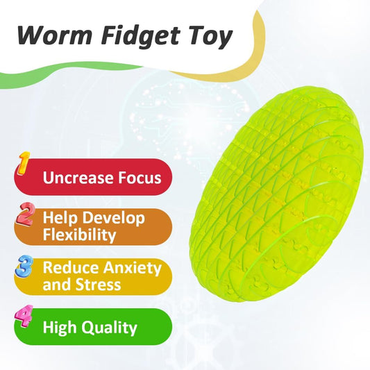 Flexi Fidget Worm: The Ultimate Sensory Fidget Toy Sensation!