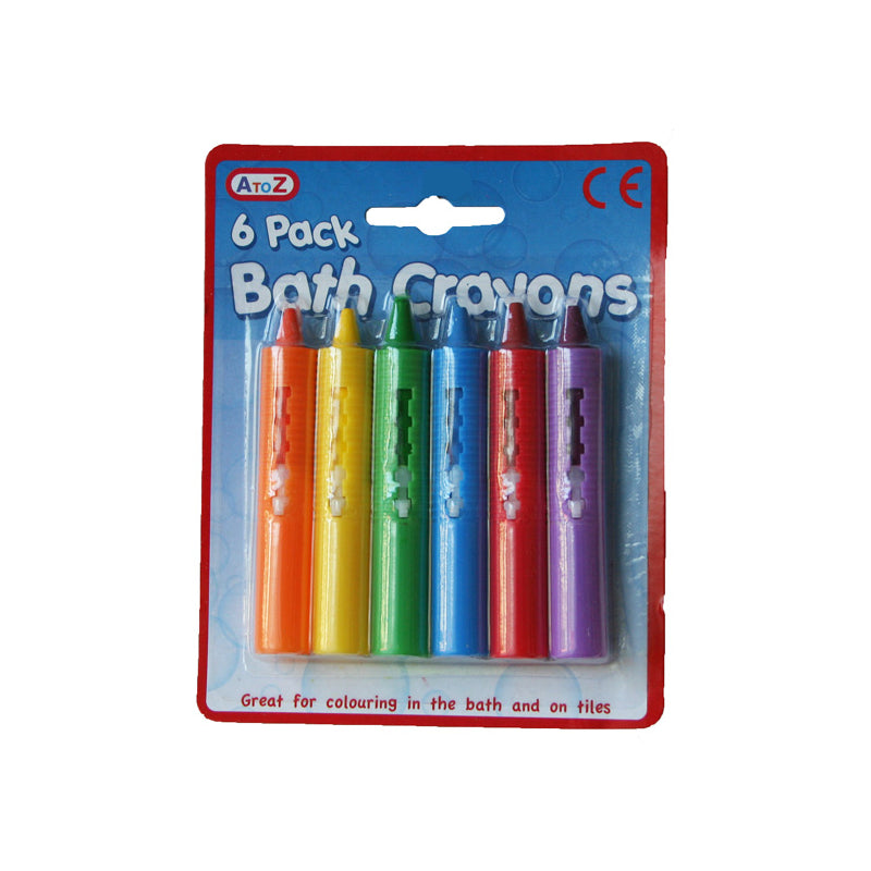 12 Packets of Bath Crayons PK6