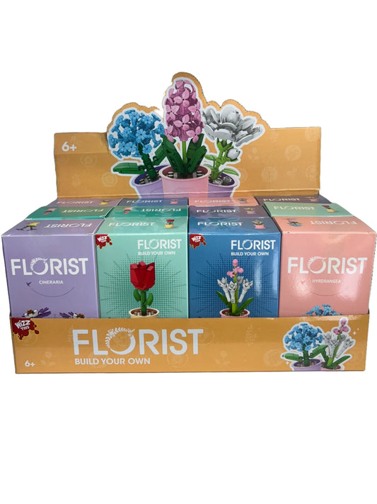 Building Block Model Flowers in Pot