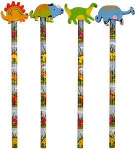 24 Dinosaur Pencils with Eraser