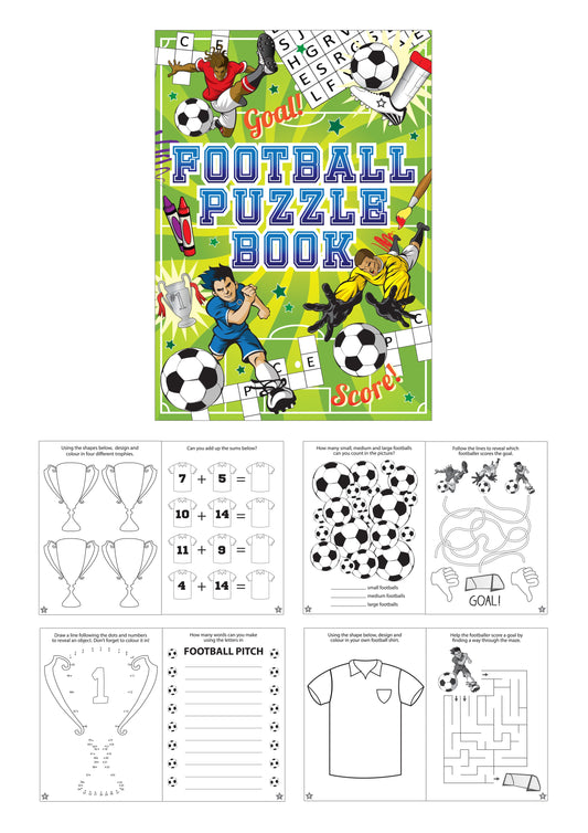 48 Mini Football Puzzle Books