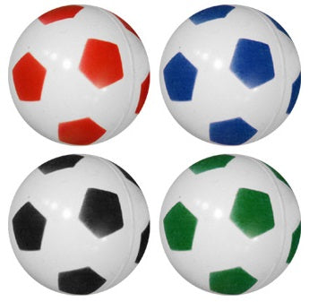 100 Football Bouncy Balls 33mm
