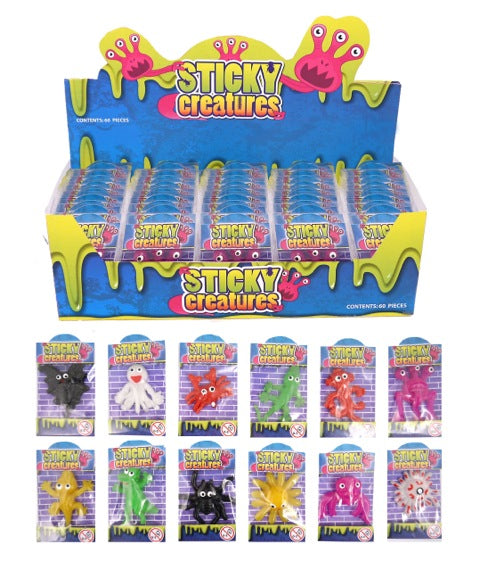 60 Mini Sticky Splatters Creatures