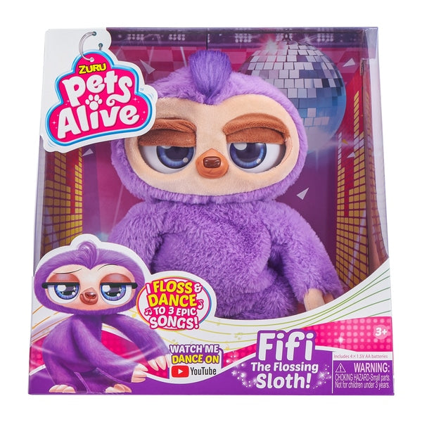 Zuru Fifi the Flossing Sloth Pets Alive Kids Toy Gift