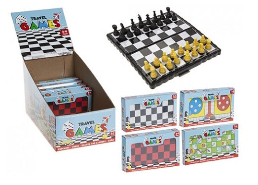 Magnetic Travel Games, Chess, Ludo, Draughts & Snake & Ladders