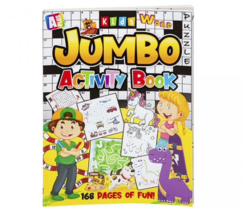 Jumbo Activity Book Kids 168 pages