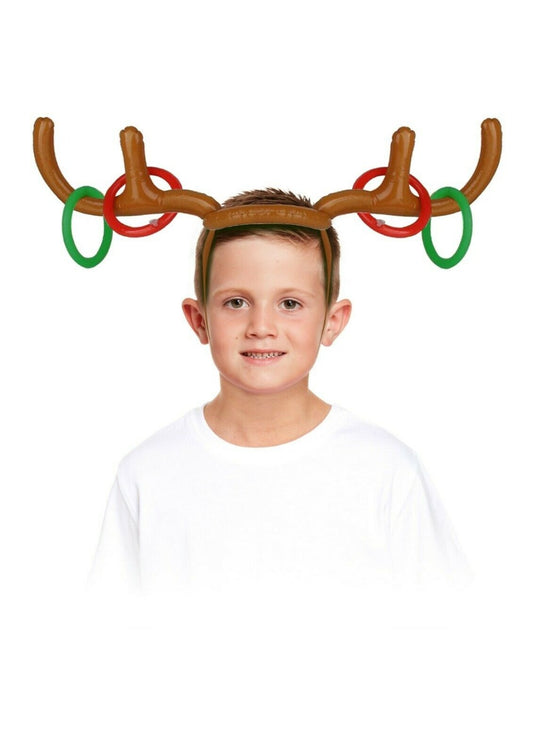 Reindeer Ring Toss Antler Game Christmas Family Kids Fun Toy Party Game