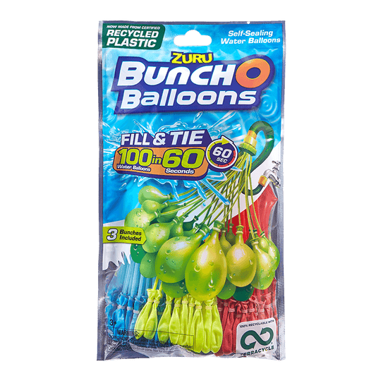 Neon Bunch O Balloons 3 Pack 100 Water Balloons