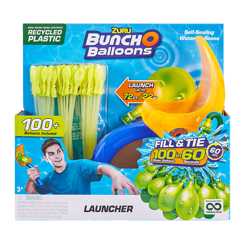 ZURU Fill & Tie Launcher with 100 Balloons