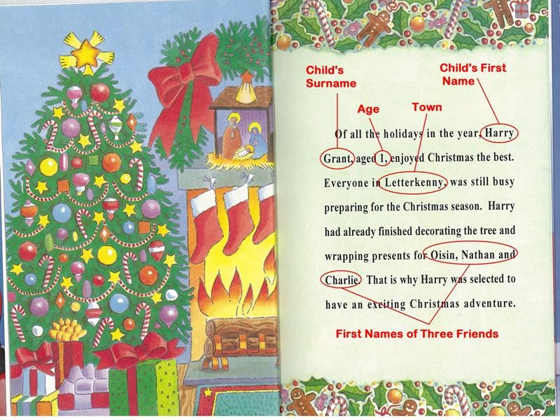 Christmas Santa Personalised Book