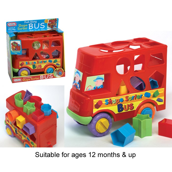 Shape sorter clearance bus