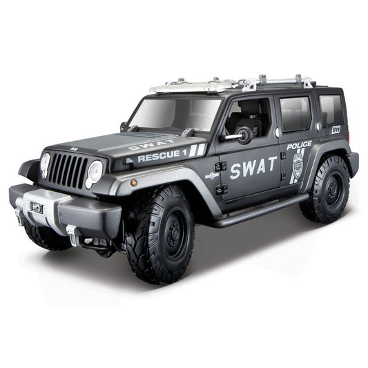 MAISTO 1:18 Jeep Rescue Concept Police Swat Verison