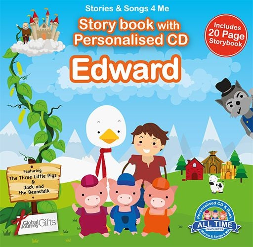 Personalised Songs & Story Book for Edward