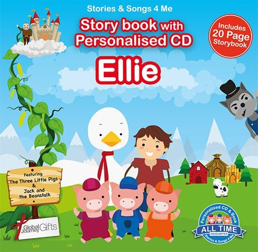 Personalised Songs & Story Book for Ellie