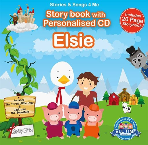 Personalised Songs & Story Book for Elsie