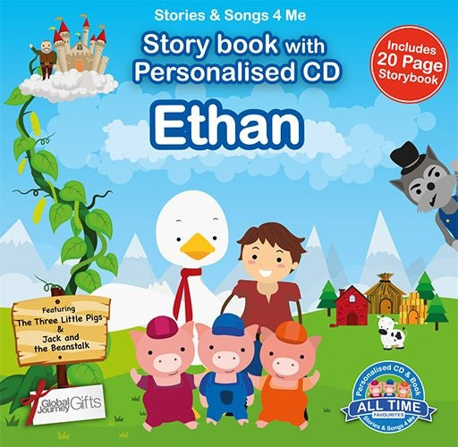 Personalised Songs & Story Book for Ethan