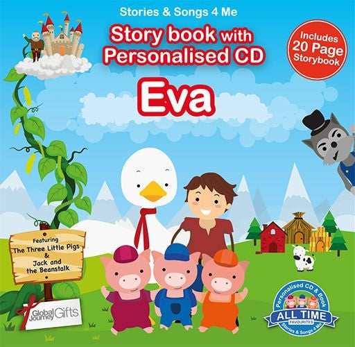 Personalised Songs & Story Book for Eva