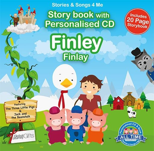 Personalised Songs & Story Book for Finley