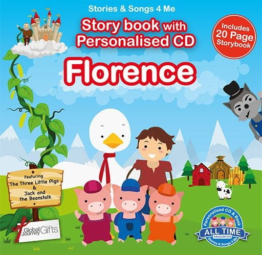 Personalised Songs & Story Book for Florence