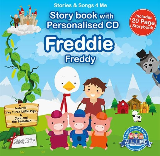 Personalised Songs & Story Book for Freddie