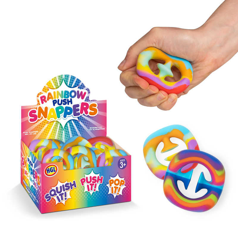 Rainbow Push Snappers Fidget Toy