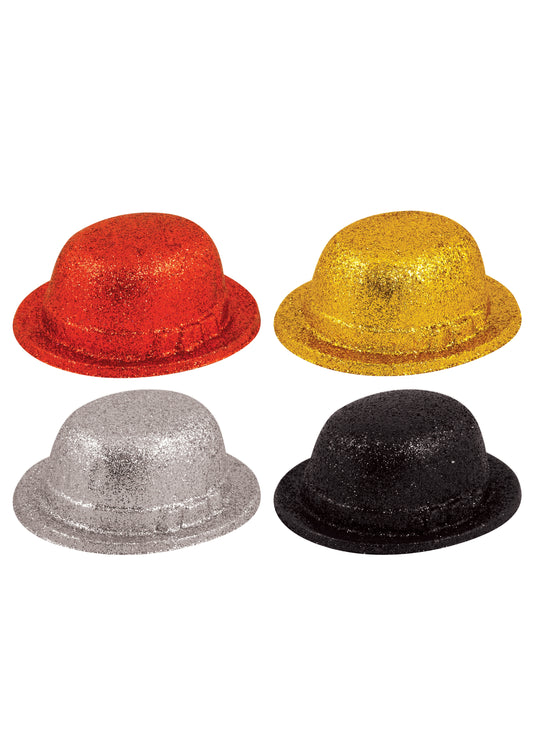 Glitter Bowler Hat