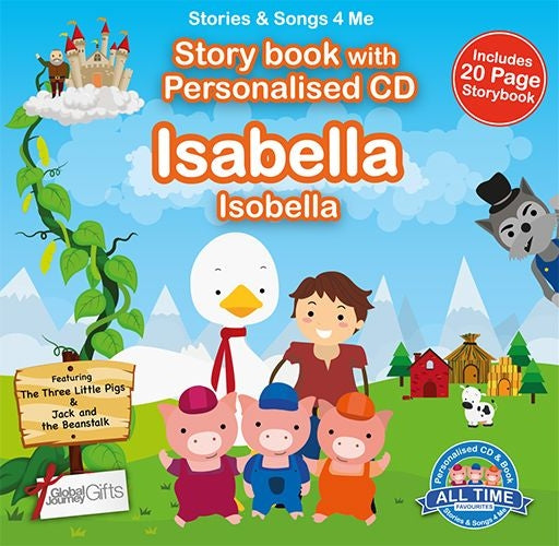 Personalised Songs & Story Book for Isabella