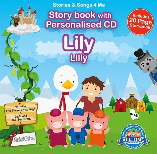 Personalised Songs & Story Book for Lily