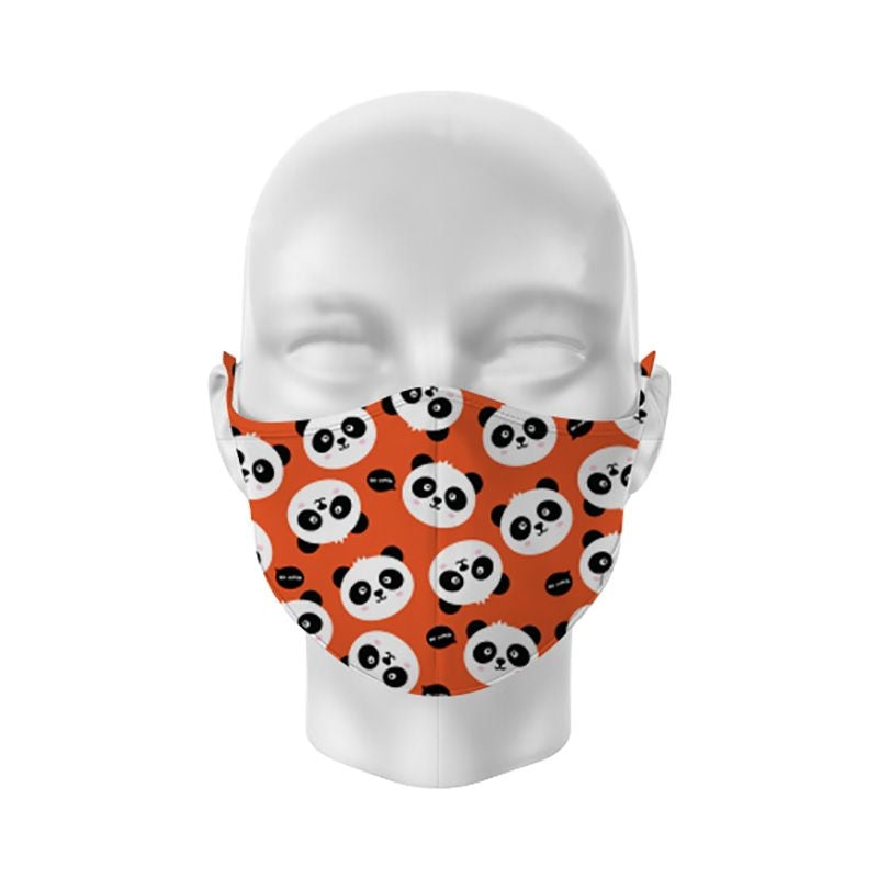 Panda Reusable Face Mask Covering for Kids