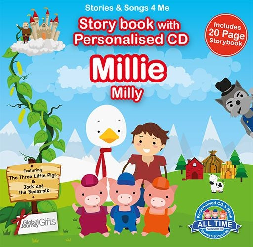 Personalised Songs & Story Book for Millie