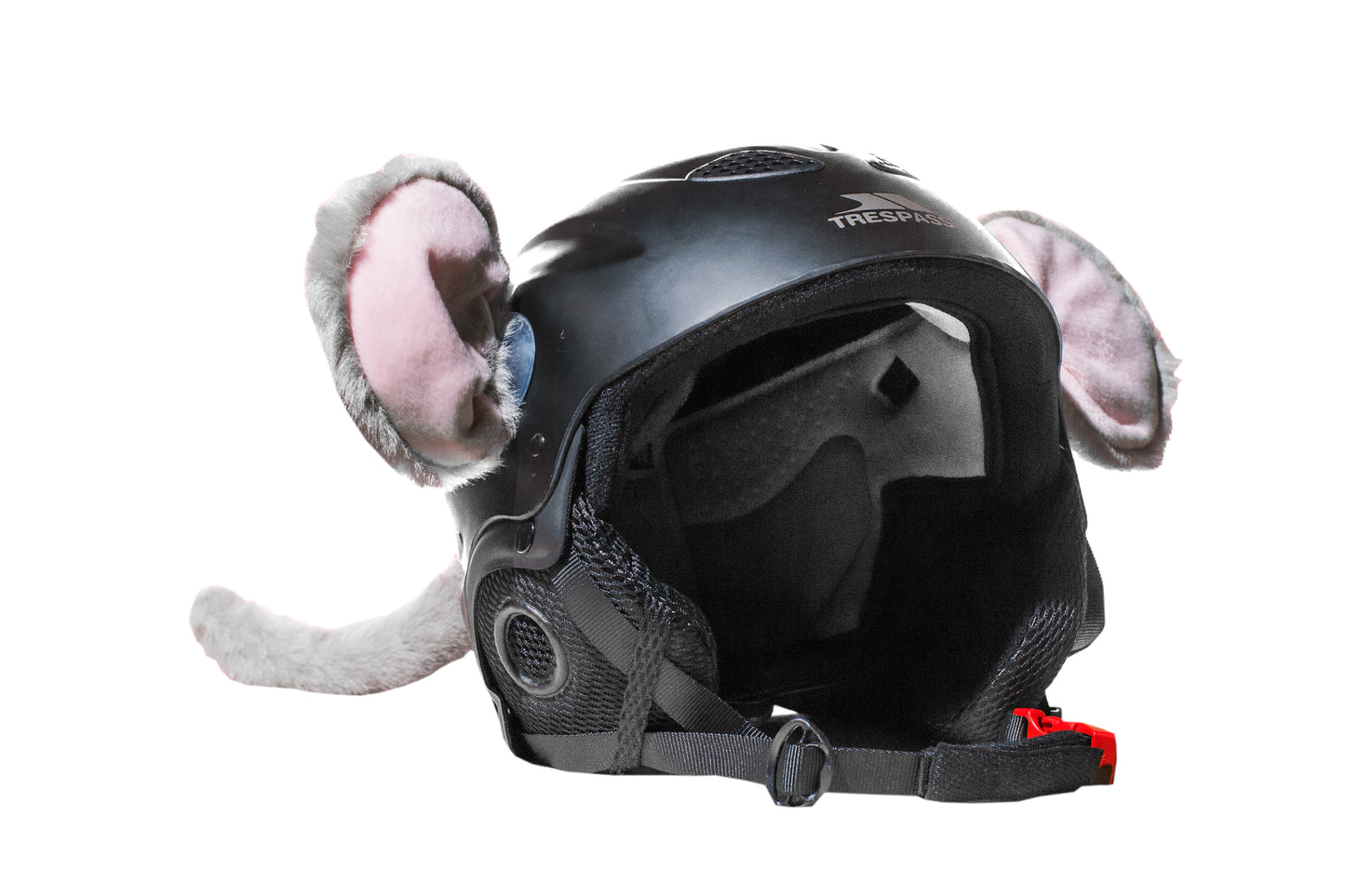 Ski Helmet Mouse Ears & Tail