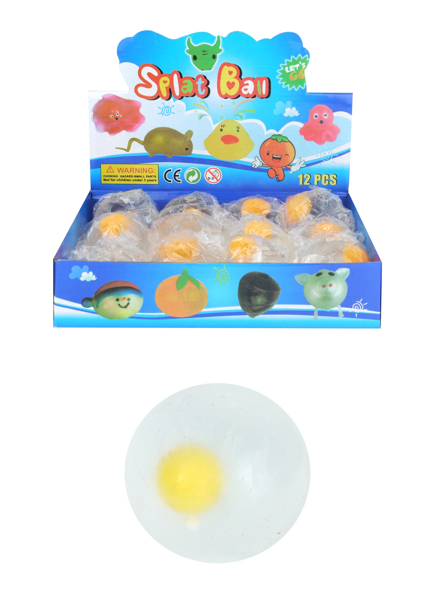 Splat Ball Egg Splat Ball 7cm