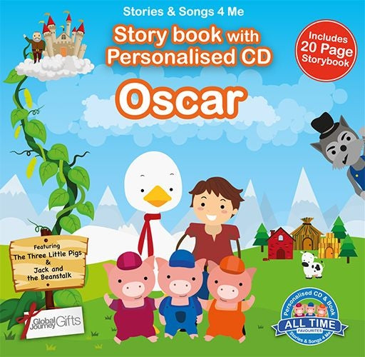 Personalised Songs & Story Book for Oscar