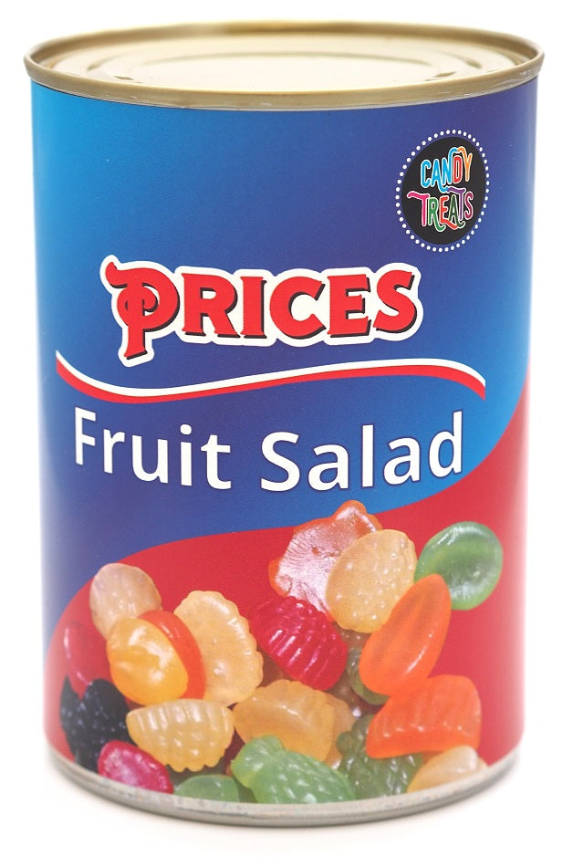 Novelty Fruit Salad in Tin Can Candy Treats
