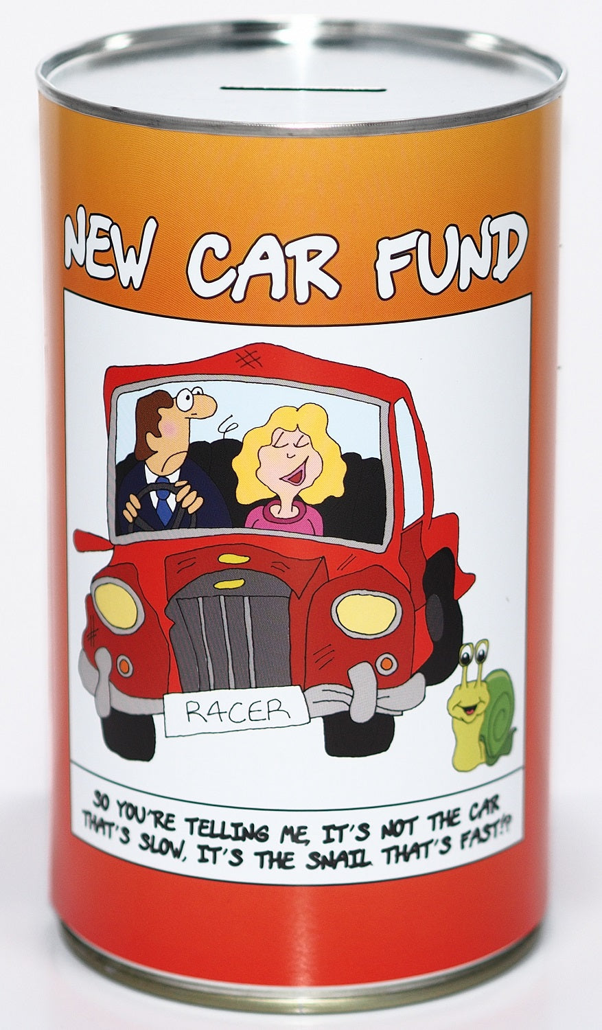 New Car Fund Savings Tin Large
