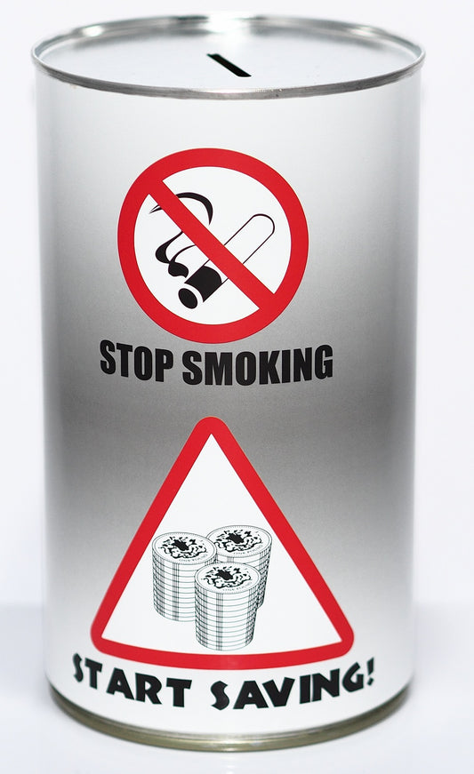 Stop Smoking Savings Tin Large