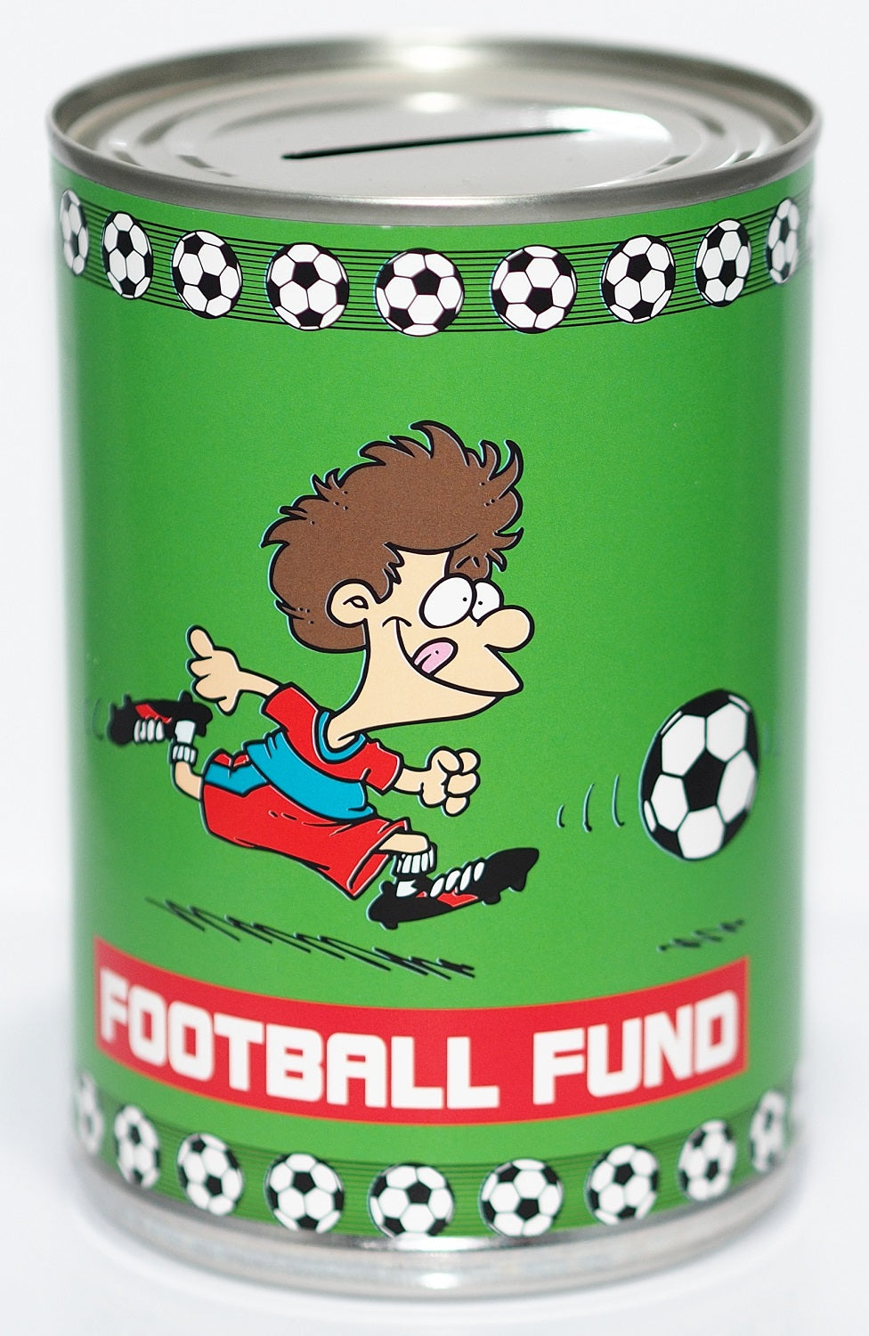 Football Fund Cash Can Savings Tin