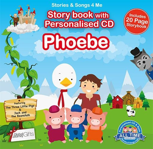 Personalised Songs & Story Book for Phoebe