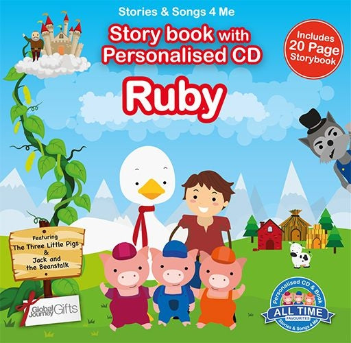 Personalised Songs & Story Book for Ruby