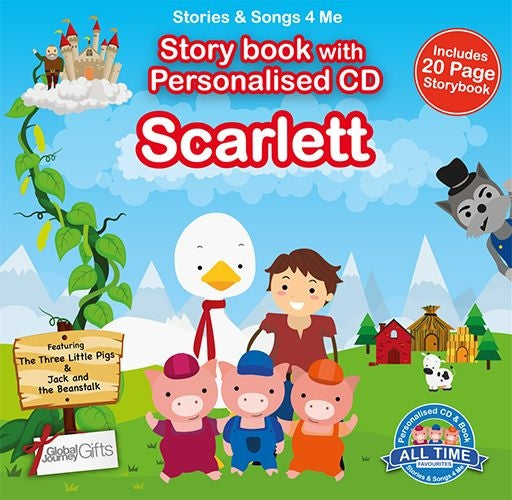 Personalised Songs & Story Book for Scarlett